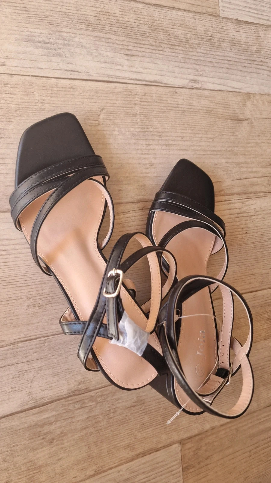 Sandales à talons Joia noires à brides – pointure 37 – photo 8